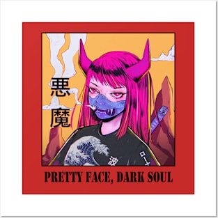 Pretty Face, Dark Soul || V1 Posters and Art